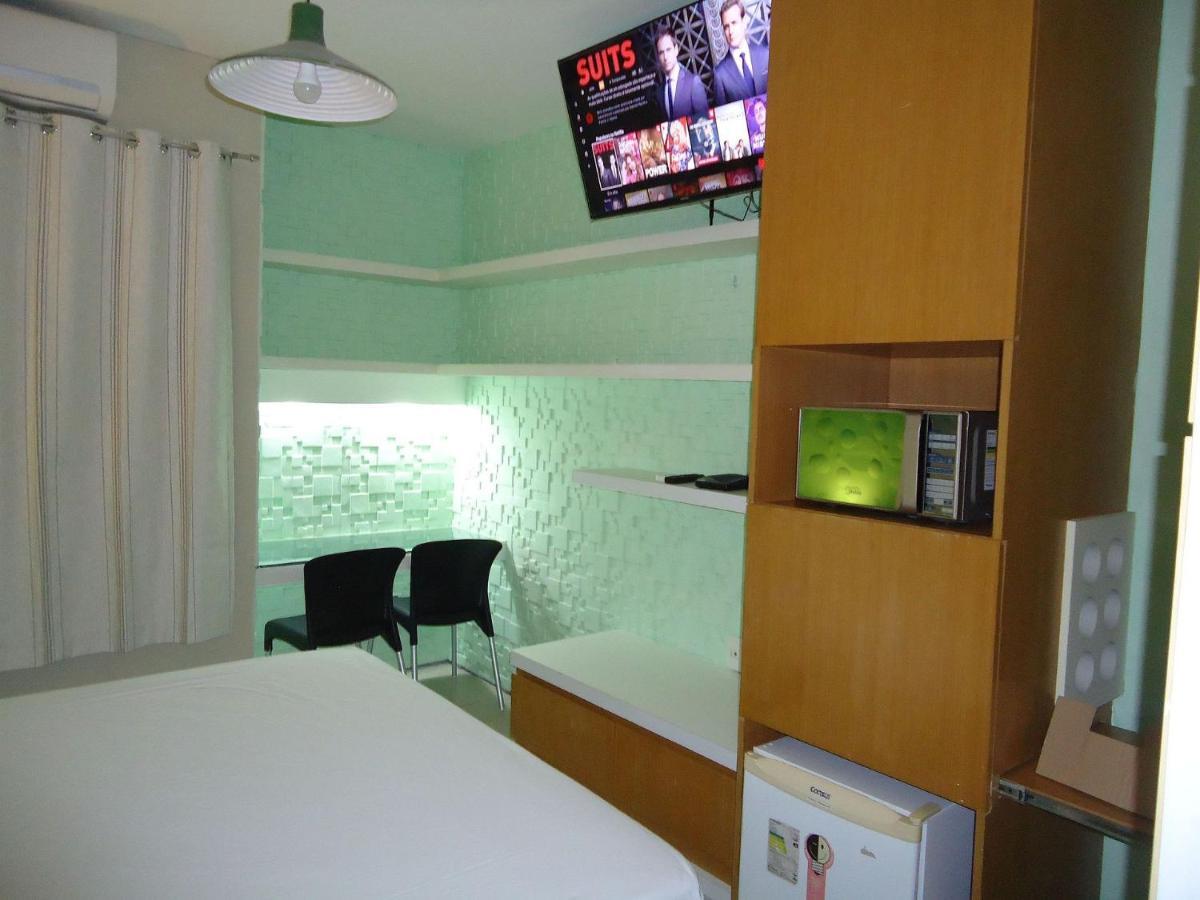 804 Lindo Flat Mobiliado Com Vista Lateral Mar Na Praia De Iracema Lejlighed Fortaleza  Eksteriør billede