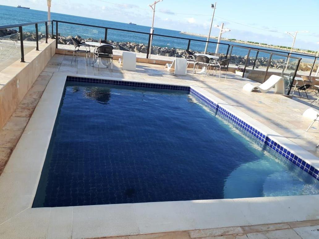 804 Lindo Flat Mobiliado Com Vista Lateral Mar Na Praia De Iracema Lejlighed Fortaleza  Eksteriør billede
